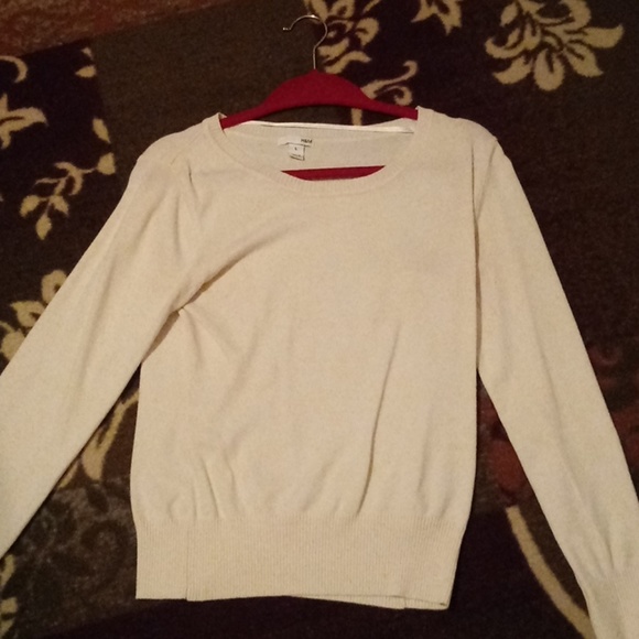 H&M Sweaters - H&M cream sweater size large DONATING TOMORROW
